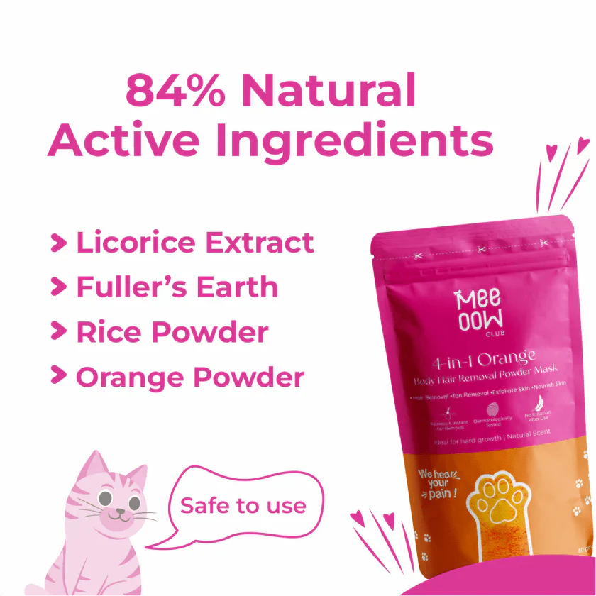 Body Hair Removal Powder Mask - Ummati Essentials