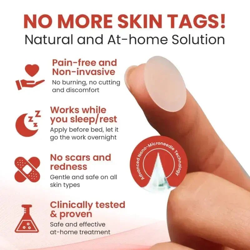 Derma Smooth Skin Tag Removal Patch - ✨ 100% Results - Trends Nest