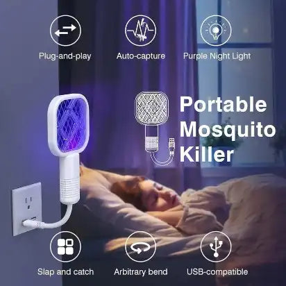 Mini Portable USB Mosquito Racket