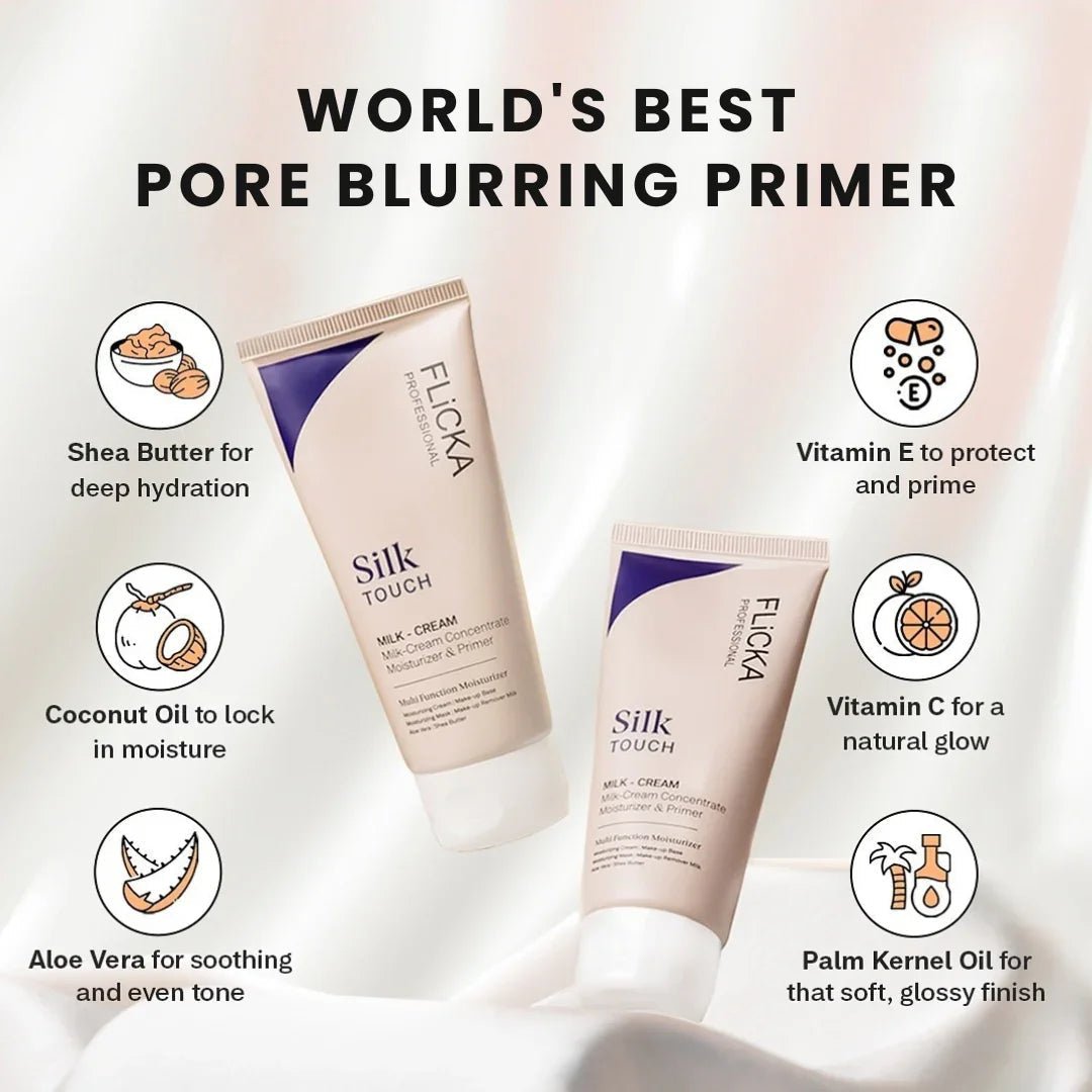 Flicka Silk Touch 3 in 1 Moisturizer and Primer for Face - Trends Nest