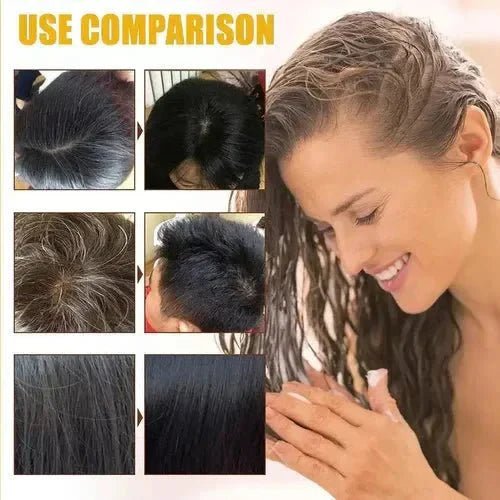 Japanese Hair Dye Shampoo - Natural Black Hair - Trends Nest