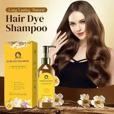 Japanese Hair Dye Shampoo - Natural Black Hair - Trends Nest