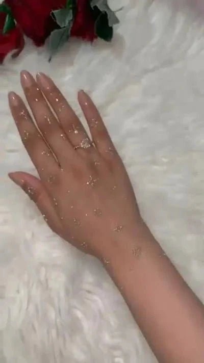 Sparkling Glitter Gel Cone Mehndi - Trends Nest