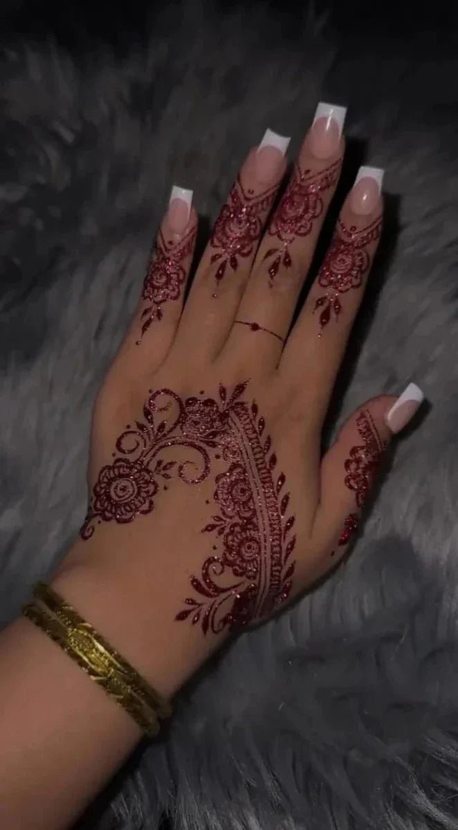 Sparkling Glitter Gel Cone Mehndi - Trends Nest