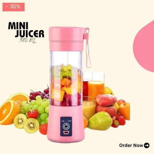 USB Rechargeable Juicer Blender 6 Blades - Trends Nest