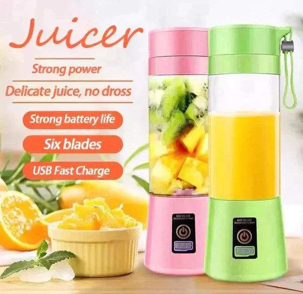 USB Rechargeable Juicer Blender 6 Blades - Trends Nest